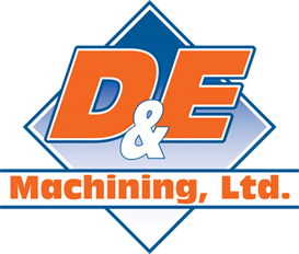 D&E Machining Logo