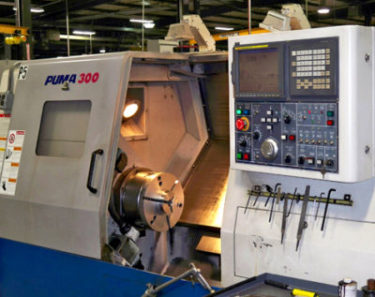 Three (2) Daewoo Puma 300 CNC Lathes