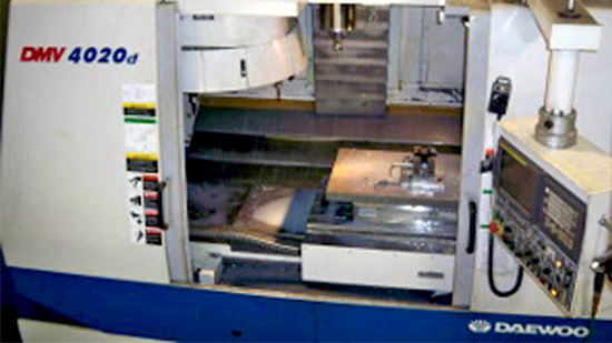 DaewooDMV4020VerticalMill
