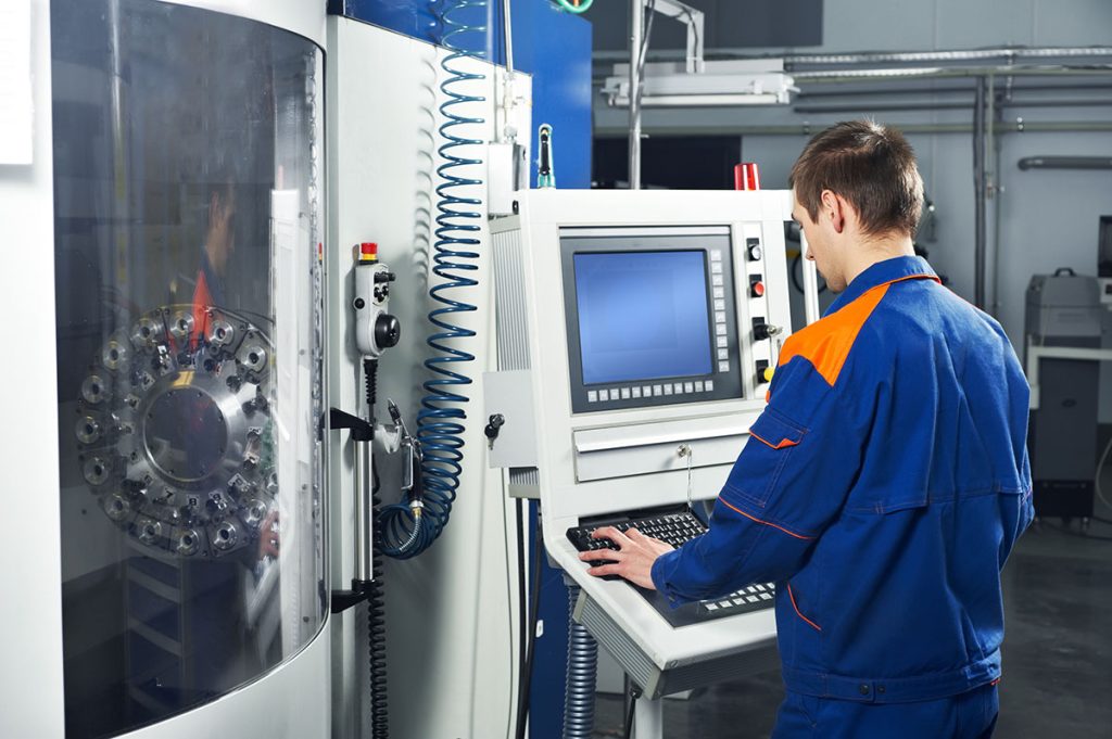 mechanical technician near cnc milling machine